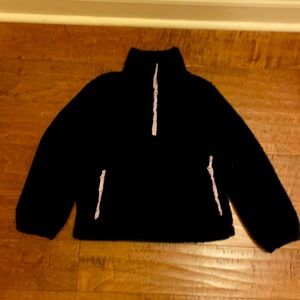 Crewcuts Girls Navy fleece 1/4 zip